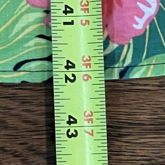 NWT $75 Gymboree Tropical Flutter Linen Dress Adult Women's XXL Aloha Tidal - Picture 3 of 16